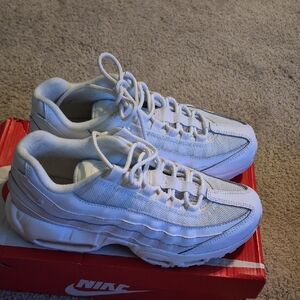 Nike Kids White Mesh Sneakers